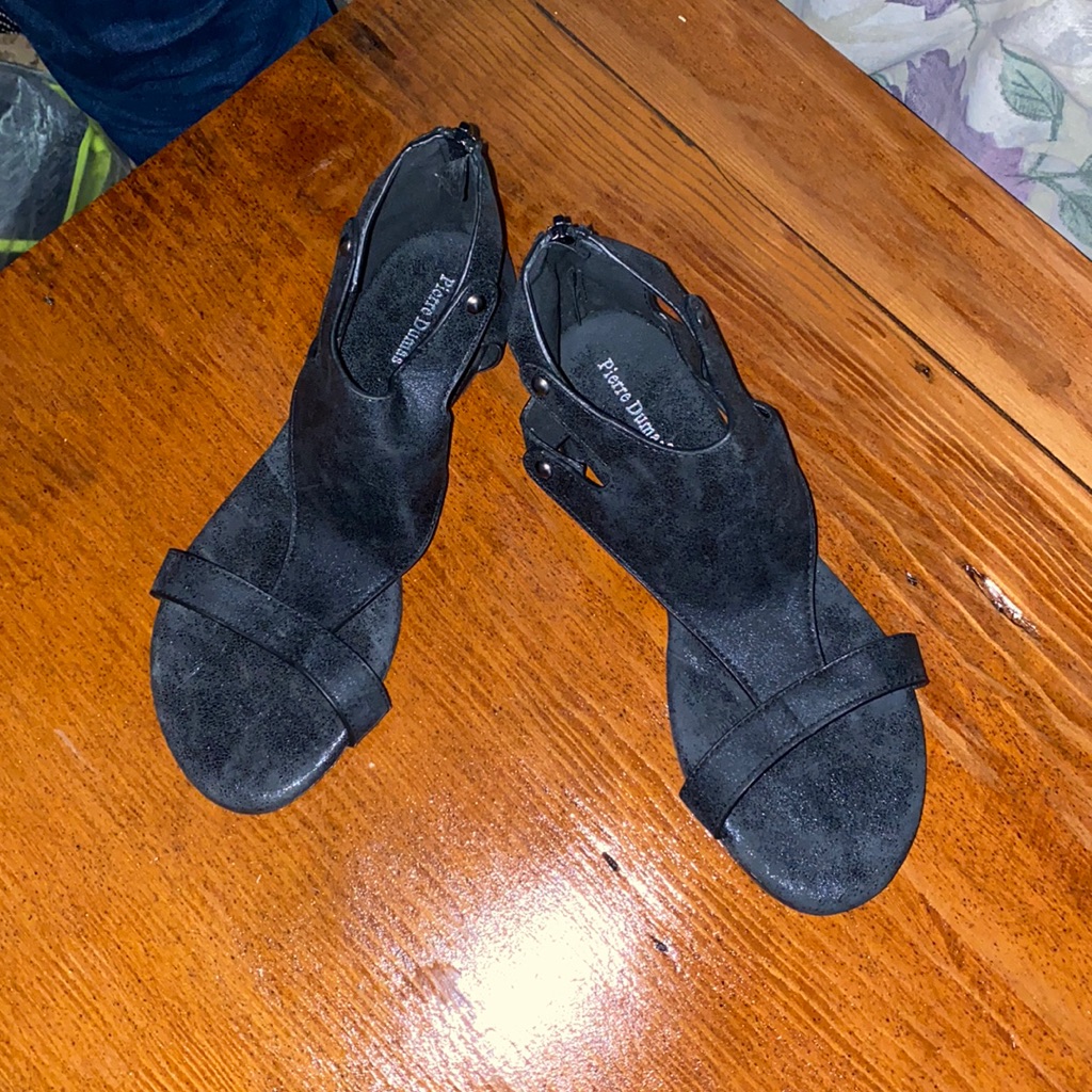 Pierre Dumas Black Sandals 727